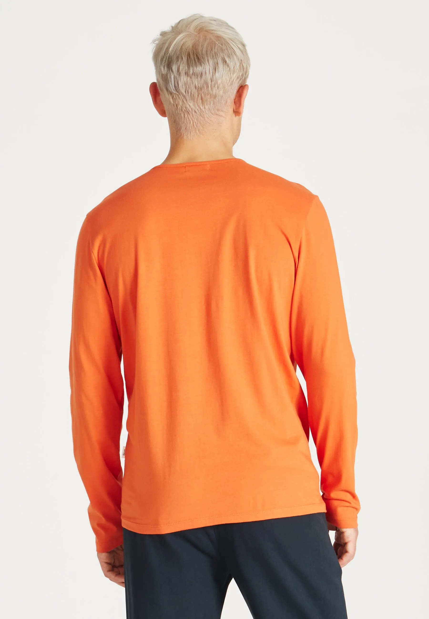 Organic Cotton Longsleeve REUBEN - Koi Orange Givn Berlin