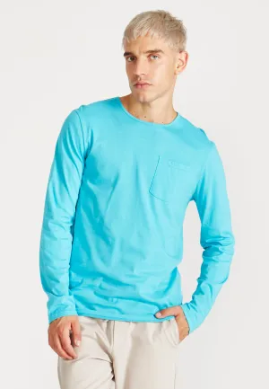 Organic Cotton Longsleeve REUBEN - Scuba Blue Givn Berlin
