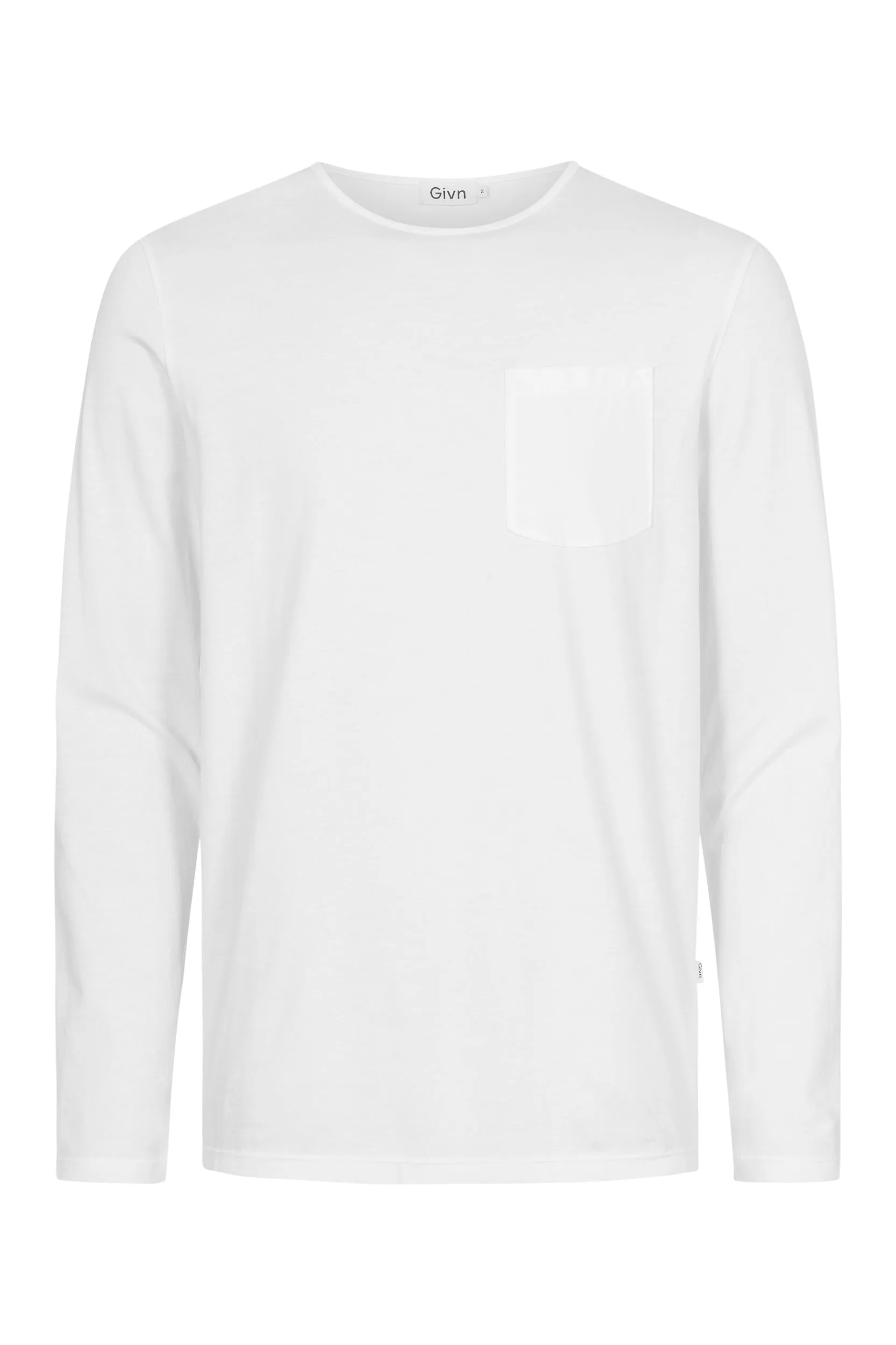 Organic Cotton Longsleeve REUBEN - White Givn Berlin