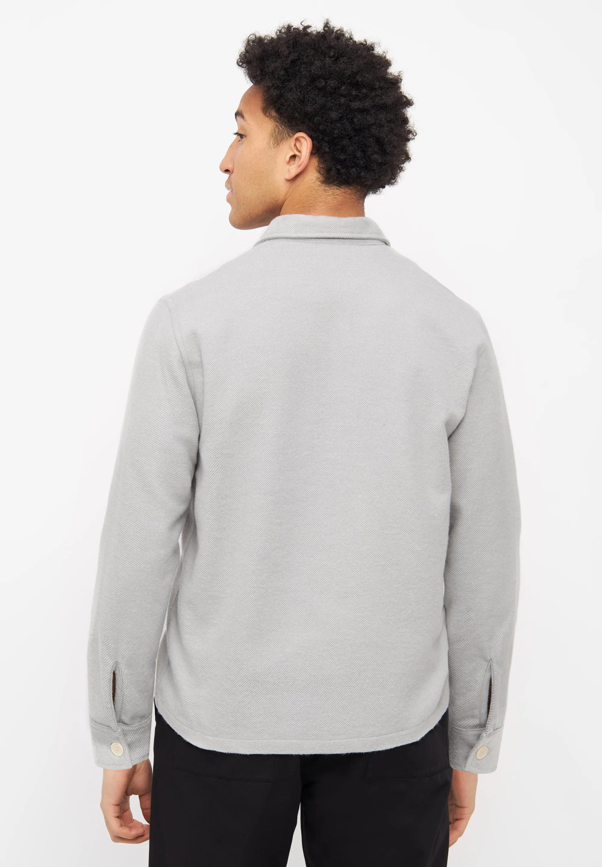 Organic Cotton Overshirt CRAIG - Light Grey Givn Berlin