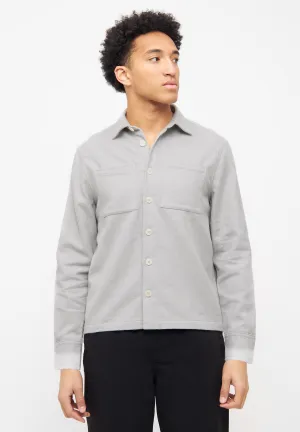 Organic Cotton Overshirt CRAIG - Light Grey Givn Berlin