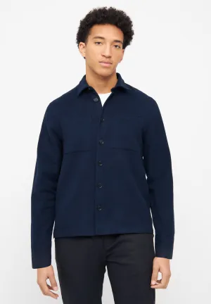 Organic Cotton Overshirt CRAIG - Midnight Blue Givn Berlin