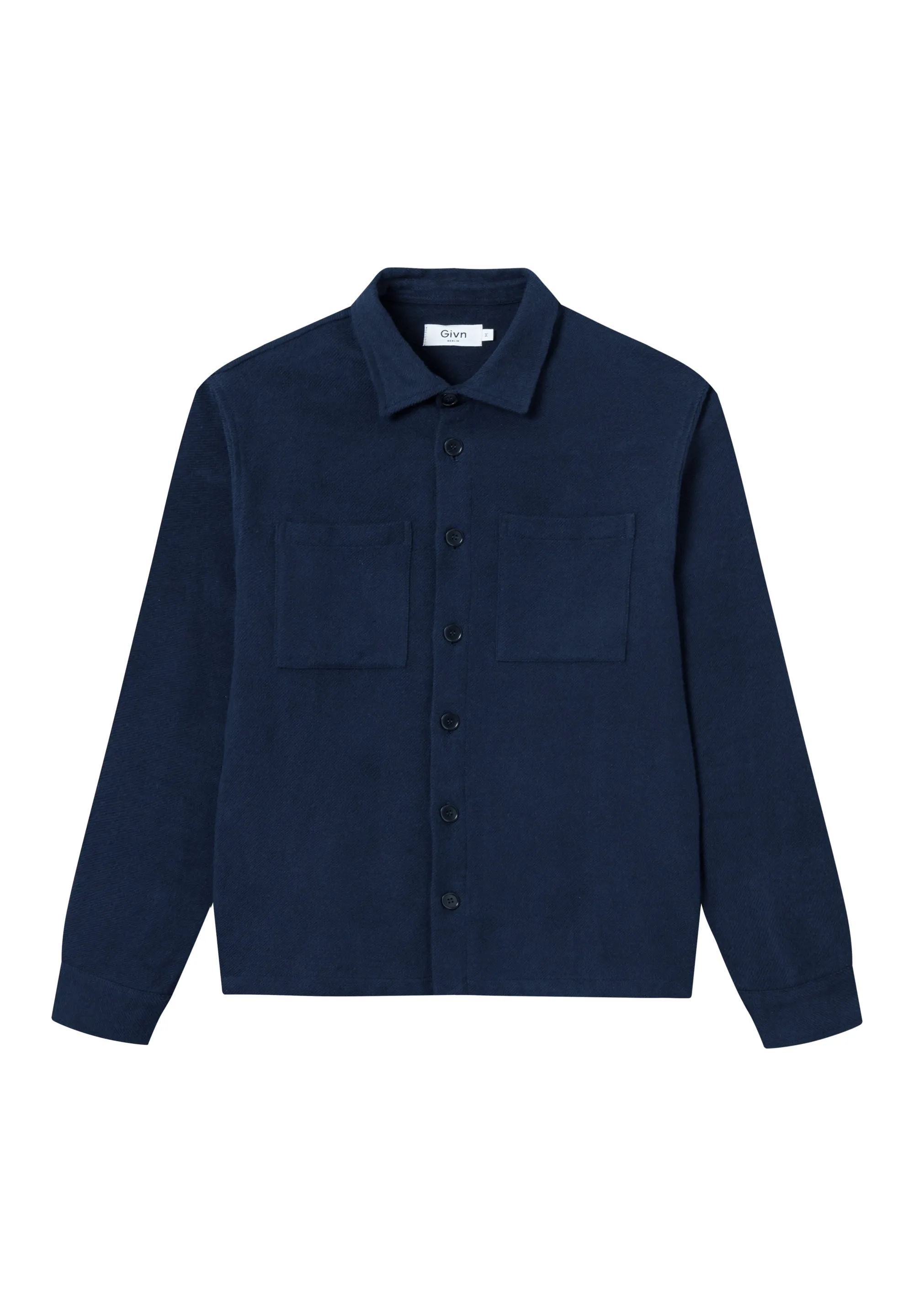 Organic Cotton Overshirt CRAIG - Midnight Blue Givn Berlin
