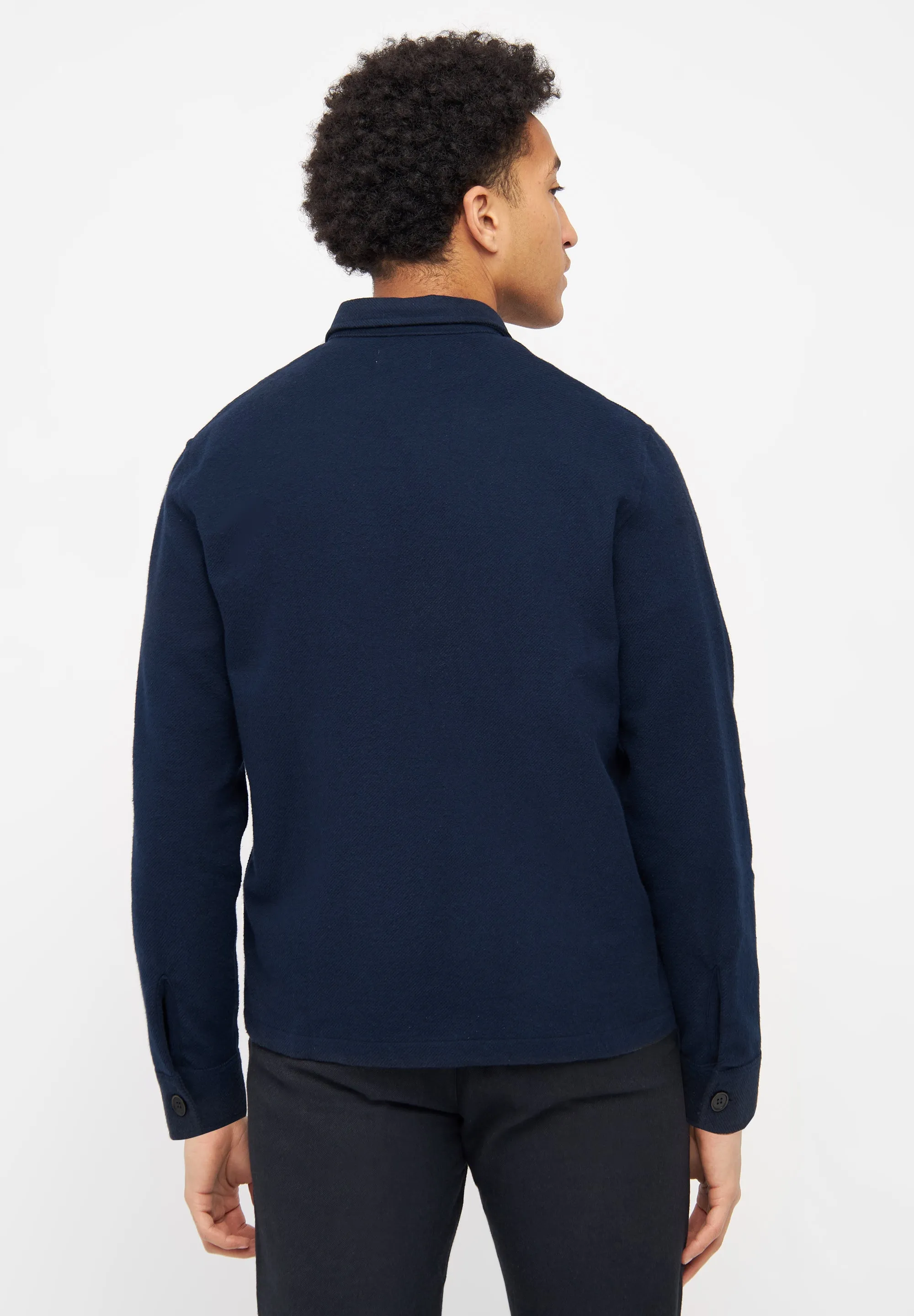 Organic Cotton Overshirt CRAIG - Midnight Blue Givn Berlin