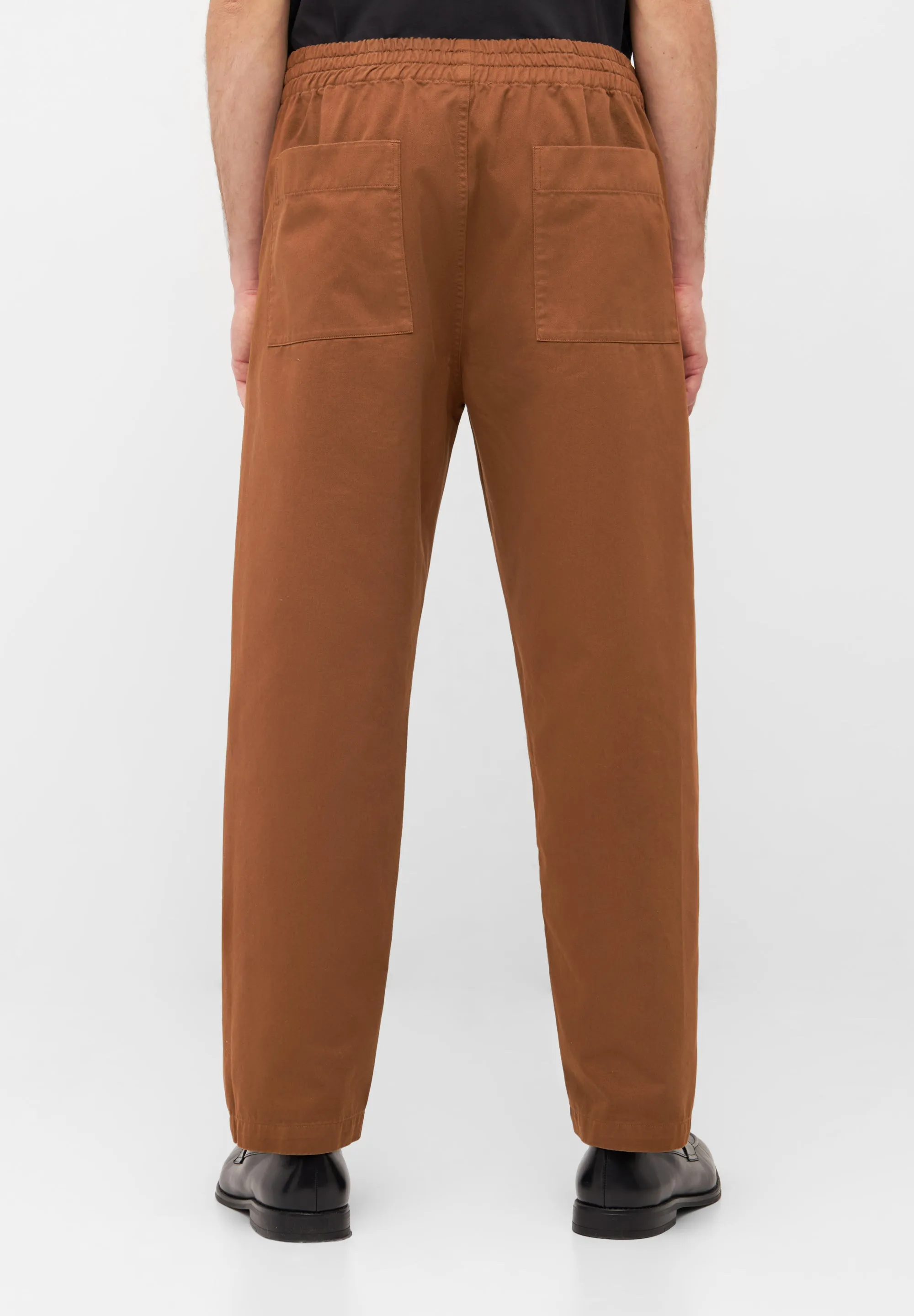 Organic Cotton Pants DANIEL - Caramel Brown Givn Berlin