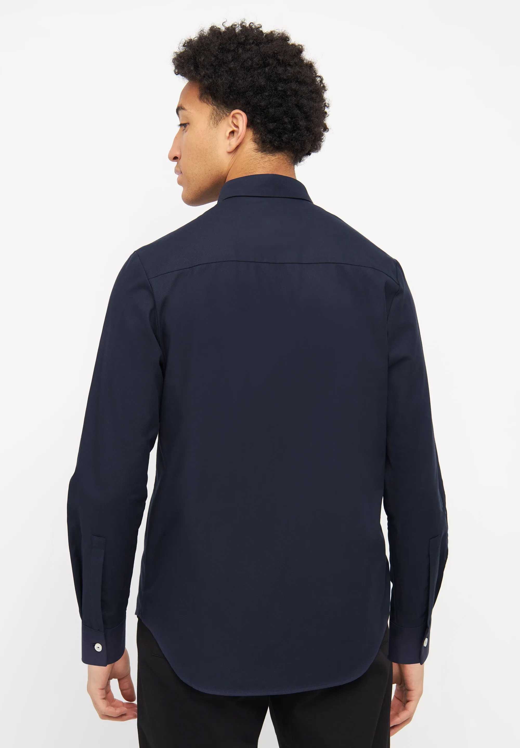 Organic Cotton Shirt BENNET - Midnight Blue Givn Berlin