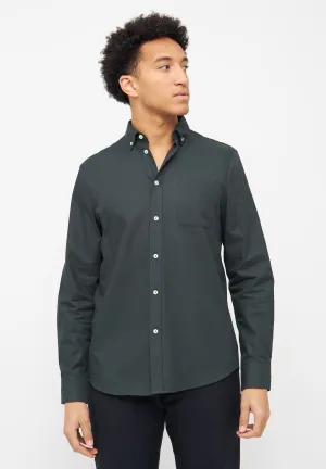 Organic cotton shirt BENNET - Pine green Givn Berlin
