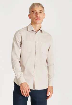 Organic cotton shirt OLIVER - Beige Givn Berlin