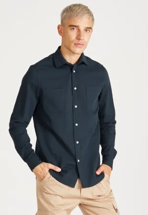 Organic cotton shirt OLIVER - Dark Blue Givn Berlin