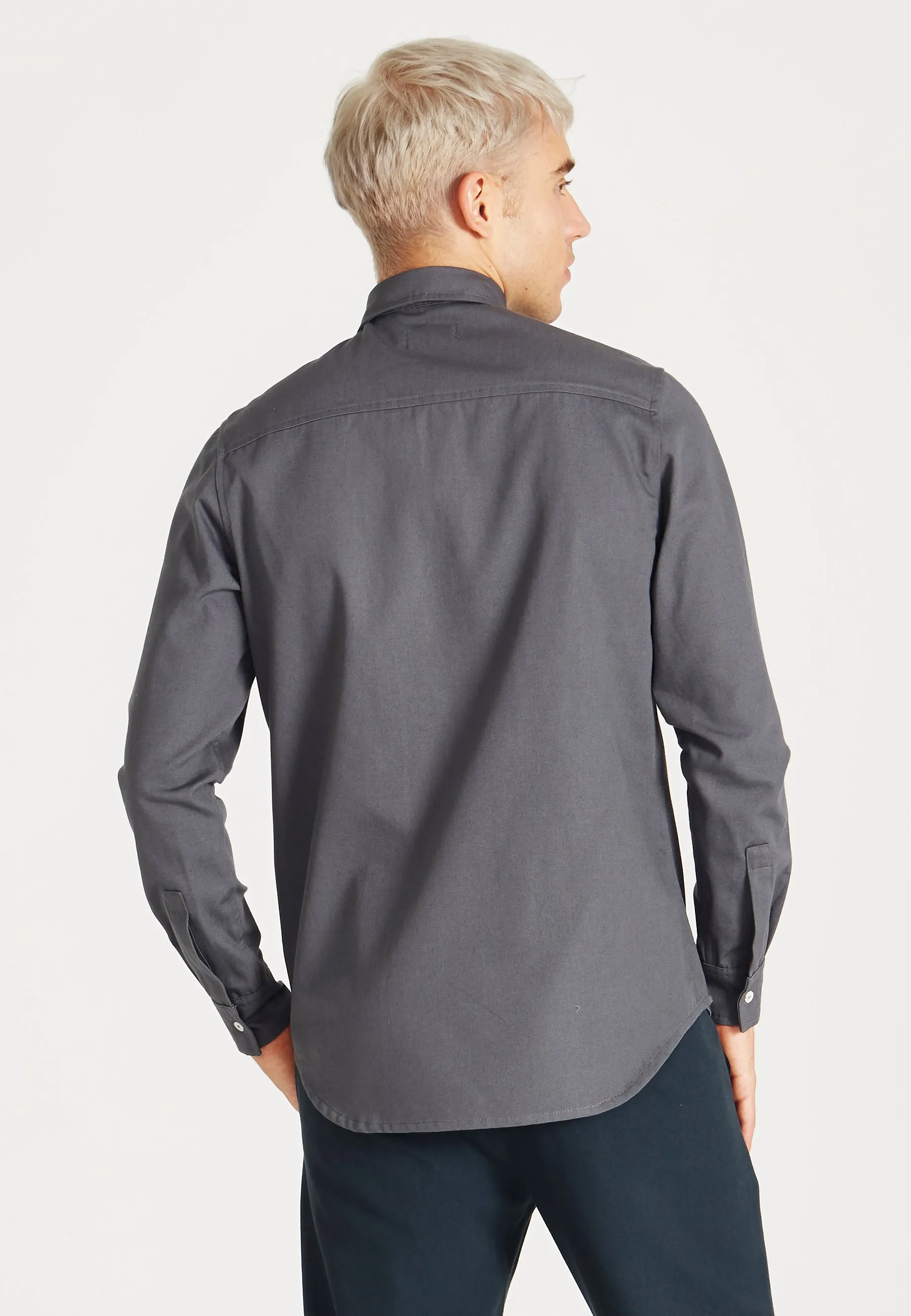 Organic cotton shirt OLIVER - Grey Givn Berlin