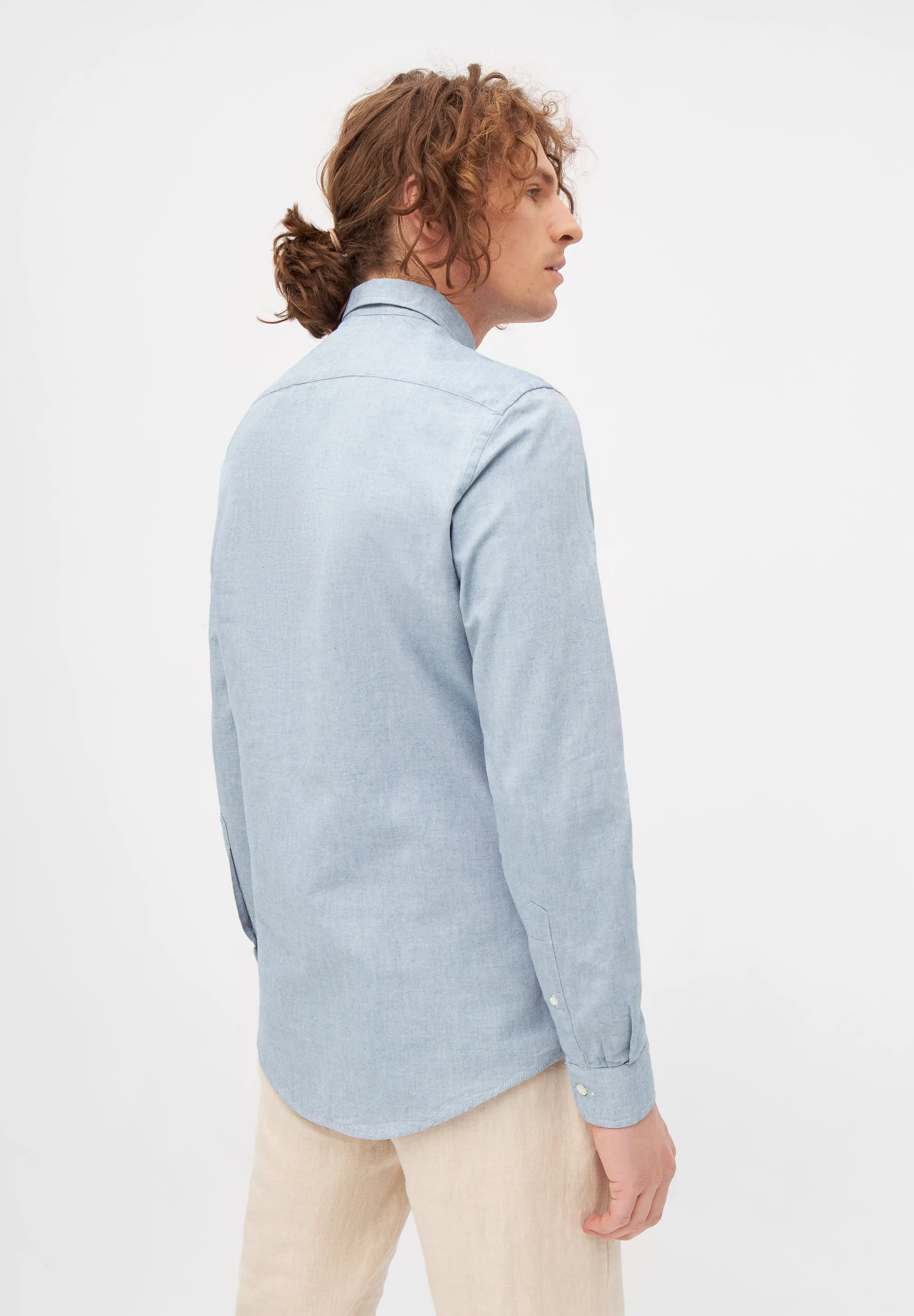 Organic Cotton Shirt RAMIN - Light Blue Givn Berlin