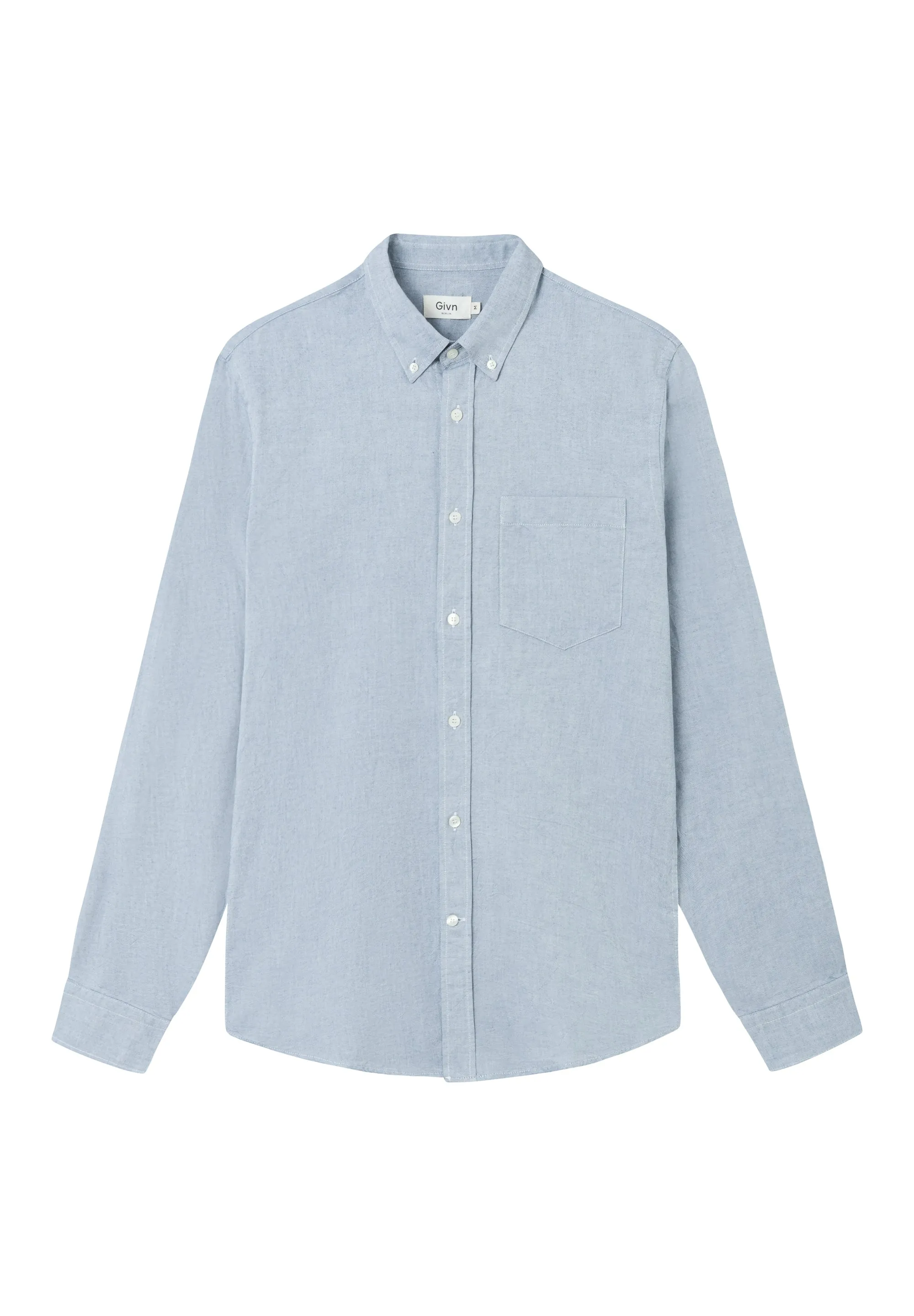 Organic Cotton Shirt RAMIN - Light Blue Givn Berlin