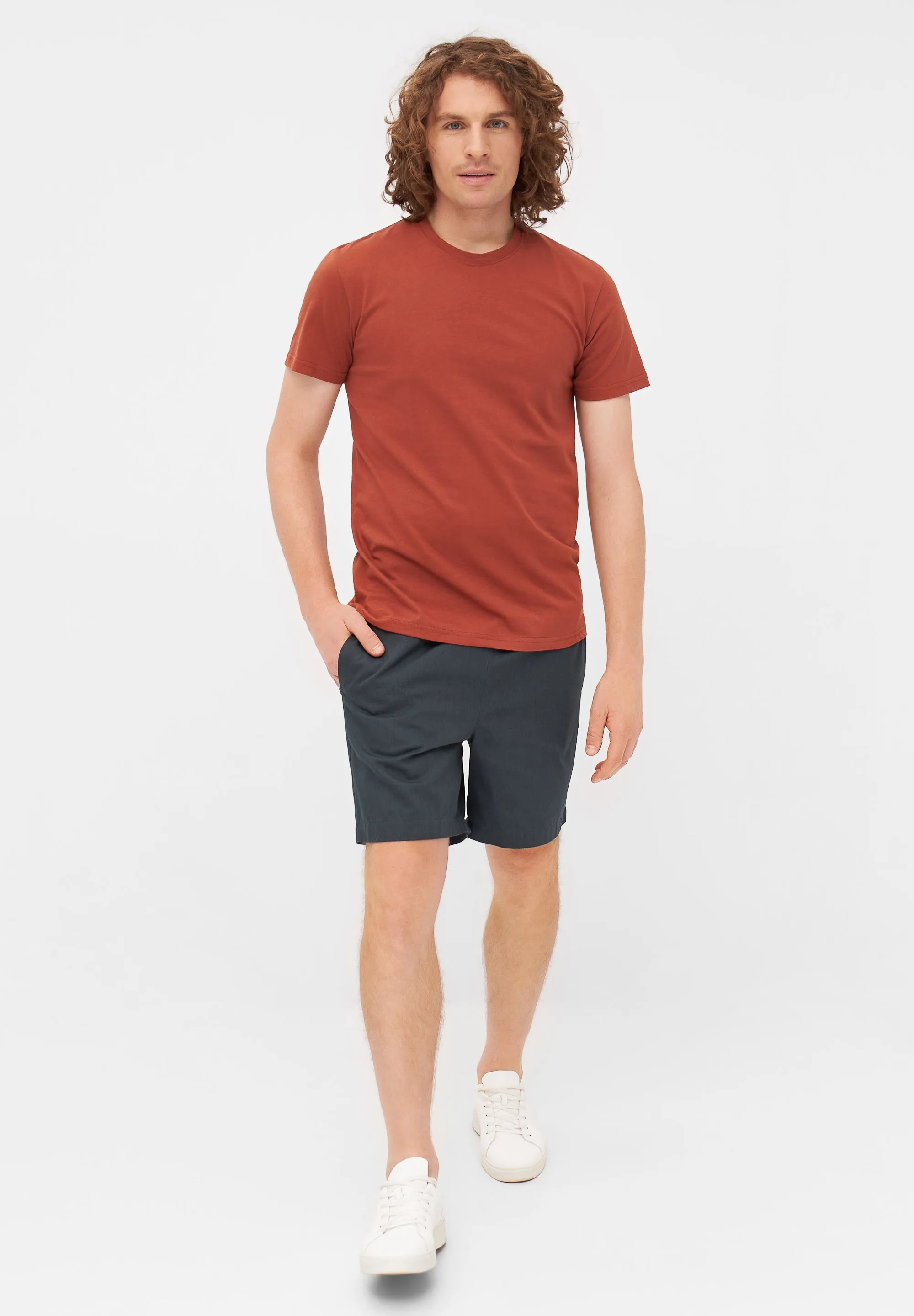 Organic Cotton Shorts LAURIN - Dark Blue Givn Berlin