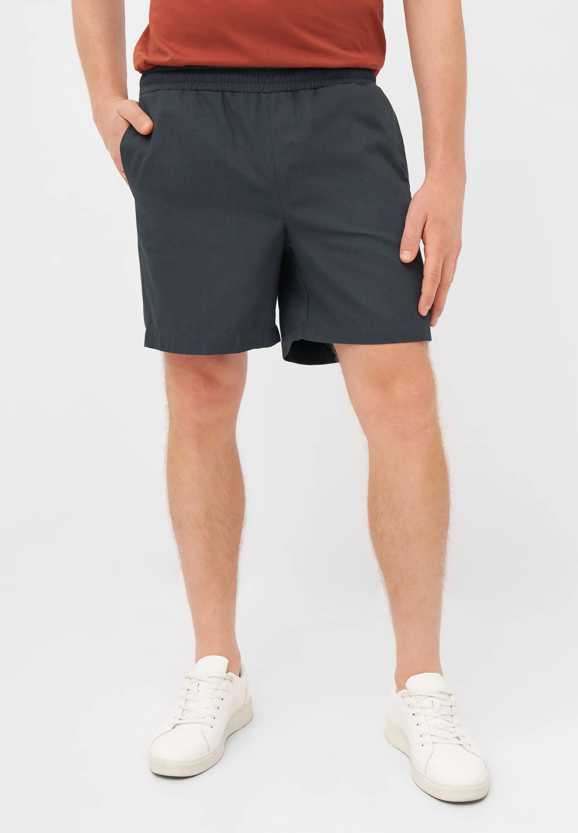 Organic Cotton Shorts LAURIN - Dark Blue Givn Berlin