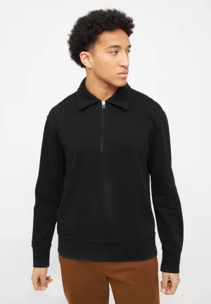 Organic Cotton Sweatshirt ALEC - Black Givn Berlin