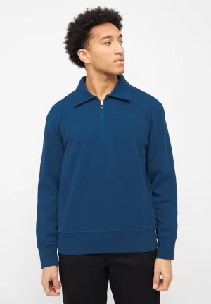 Organic Cotton Sweatshirt ALEC - Moroccan Blue Givn Berlin