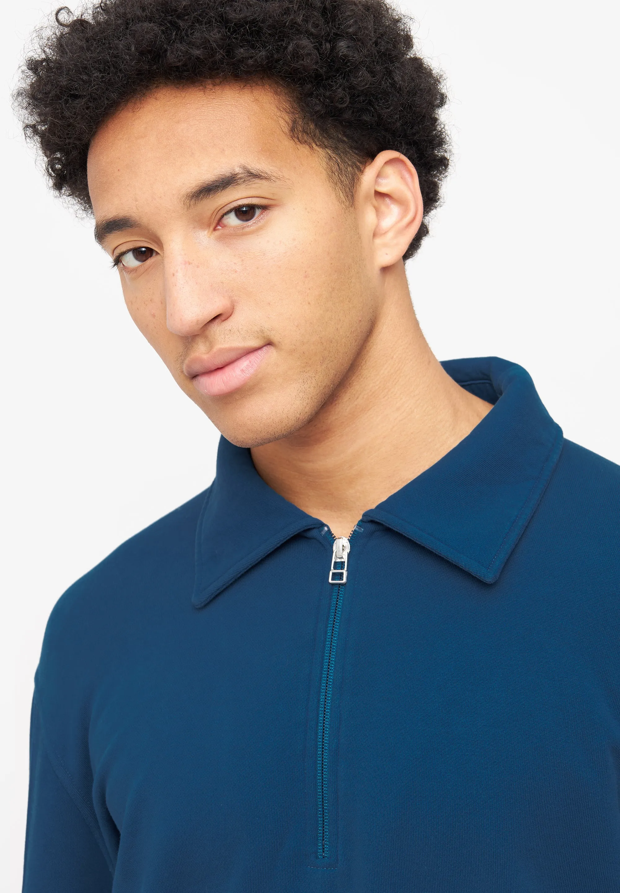 Organic Cotton Sweatshirt ALEC - Moroccan Blue Givn Berlin