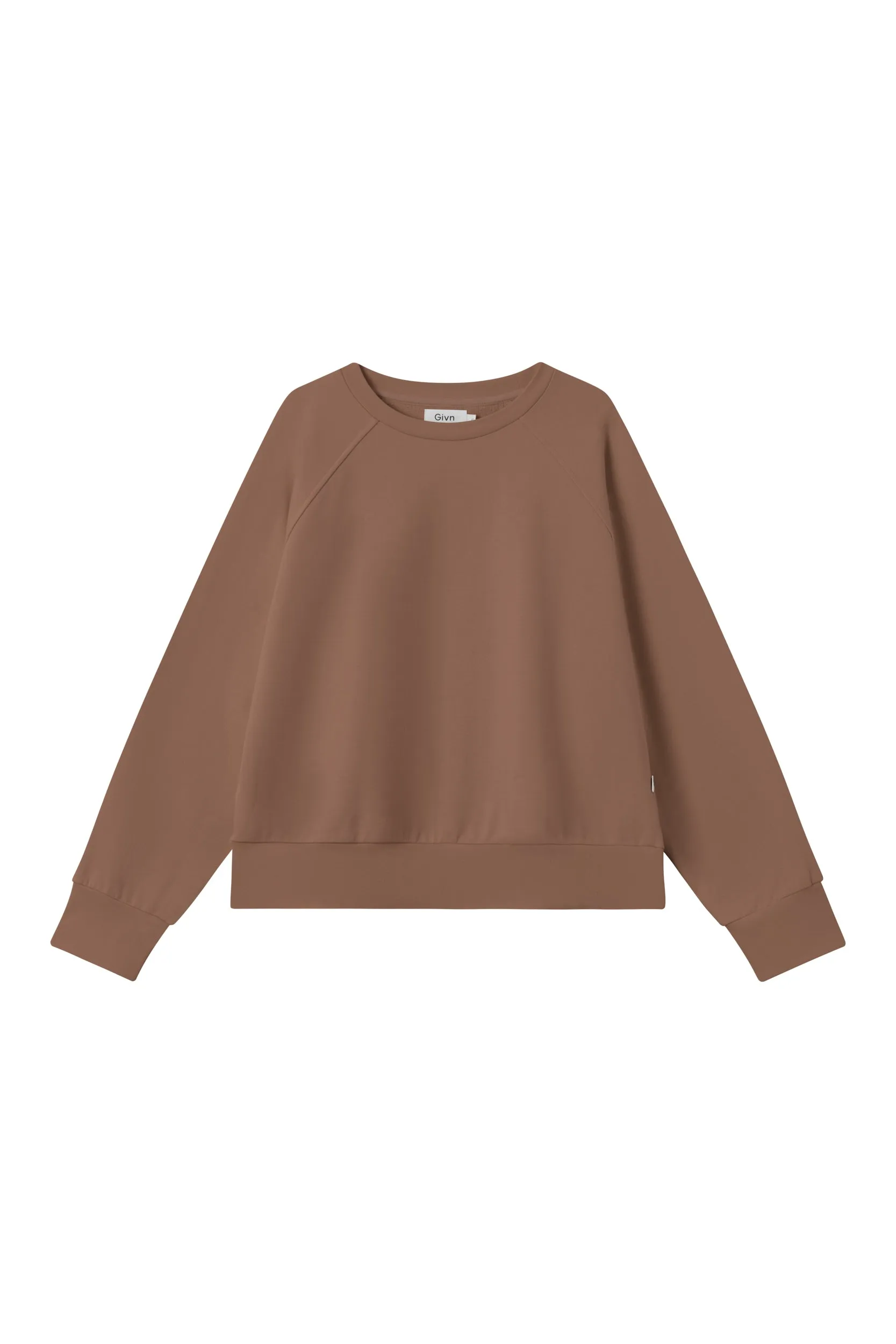 Organic Cotton Sweatshirt HEDI - Muddy Brown Givn Berlin