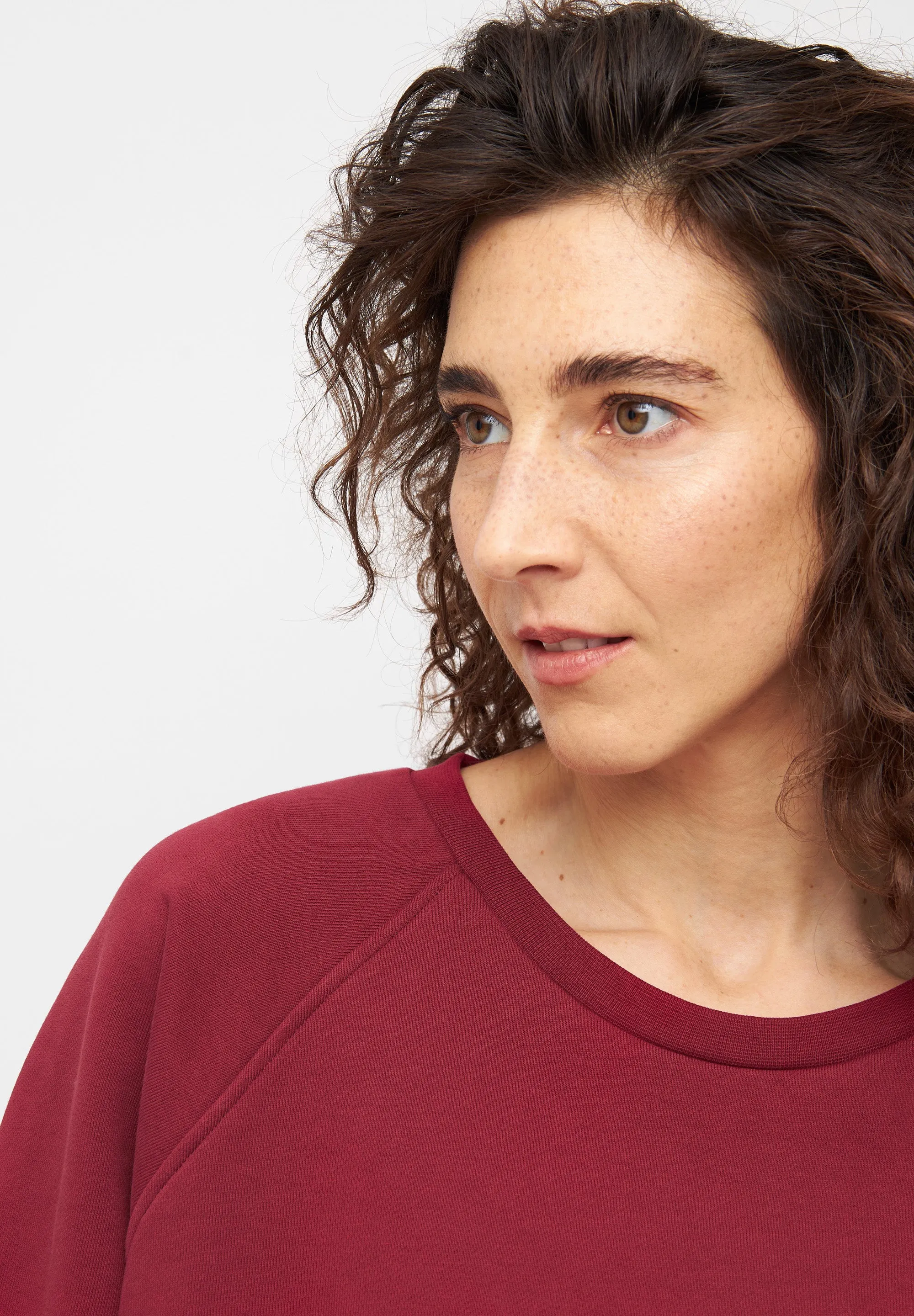 Organic Cotton Sweatshirt HEDI - Tibetan Red Givn Berlin