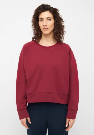 Organic Cotton Sweatshirt HEDI - Tibetan Red Givn Berlin