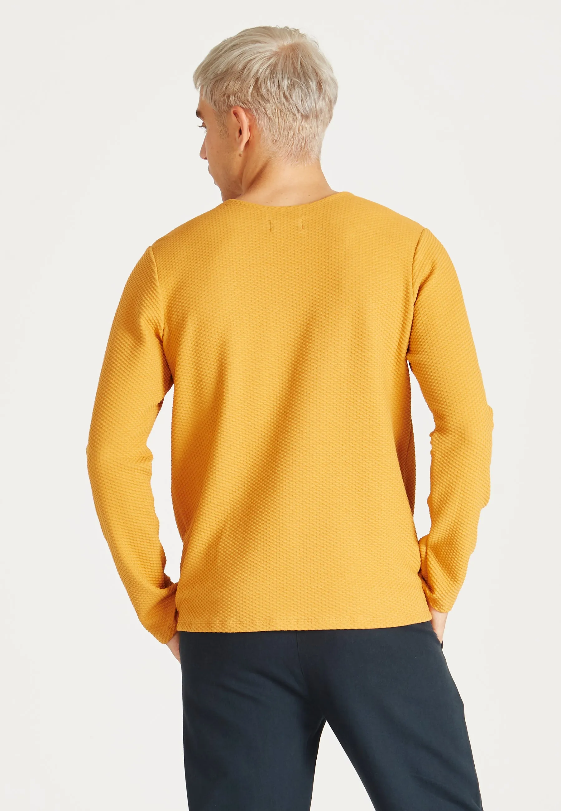 Organic Cotton Sweatshirt IAN - Pecan (Waffle) Givn Berlin
