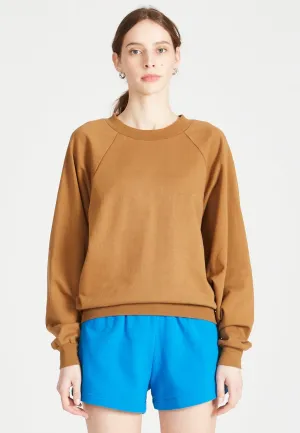 Organic Cotton Sweatshirt ISABEL - Rubber Brown Givn Berlin