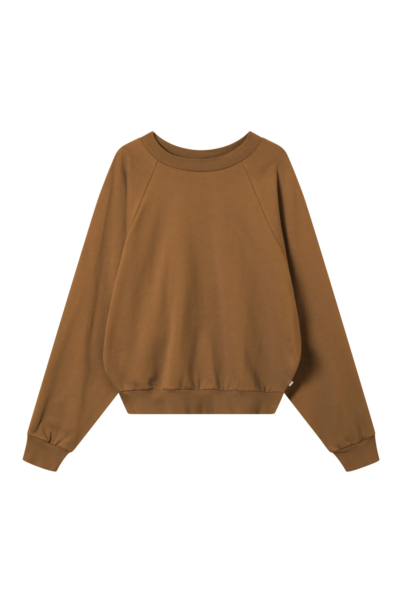 Organic Cotton Sweatshirt ISABEL - Rubber Brown Givn Berlin