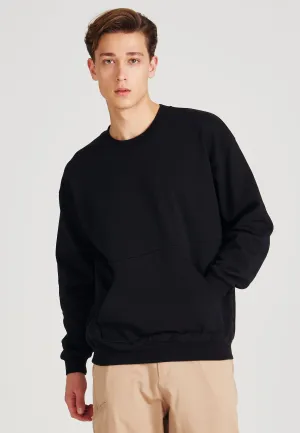 Organic Cotton Sweatshirt KILIAN - Black Givn Berlin