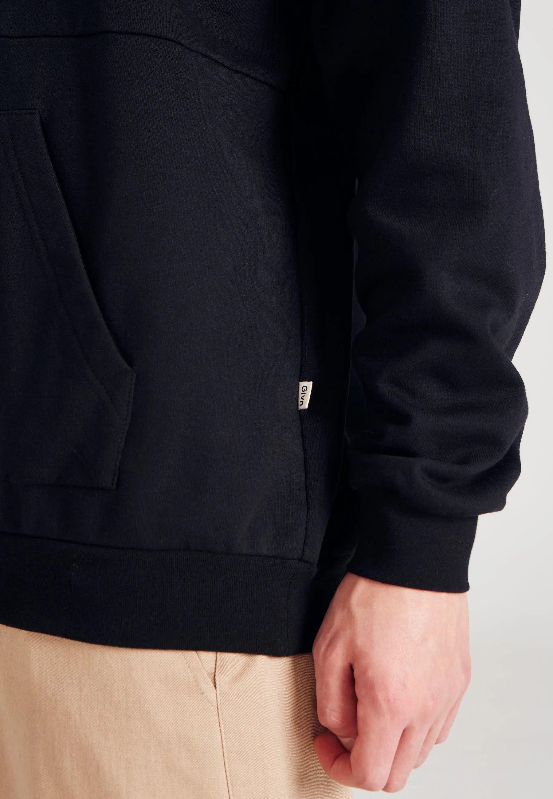 Organic Cotton Sweatshirt KILIAN - Black Givn Berlin