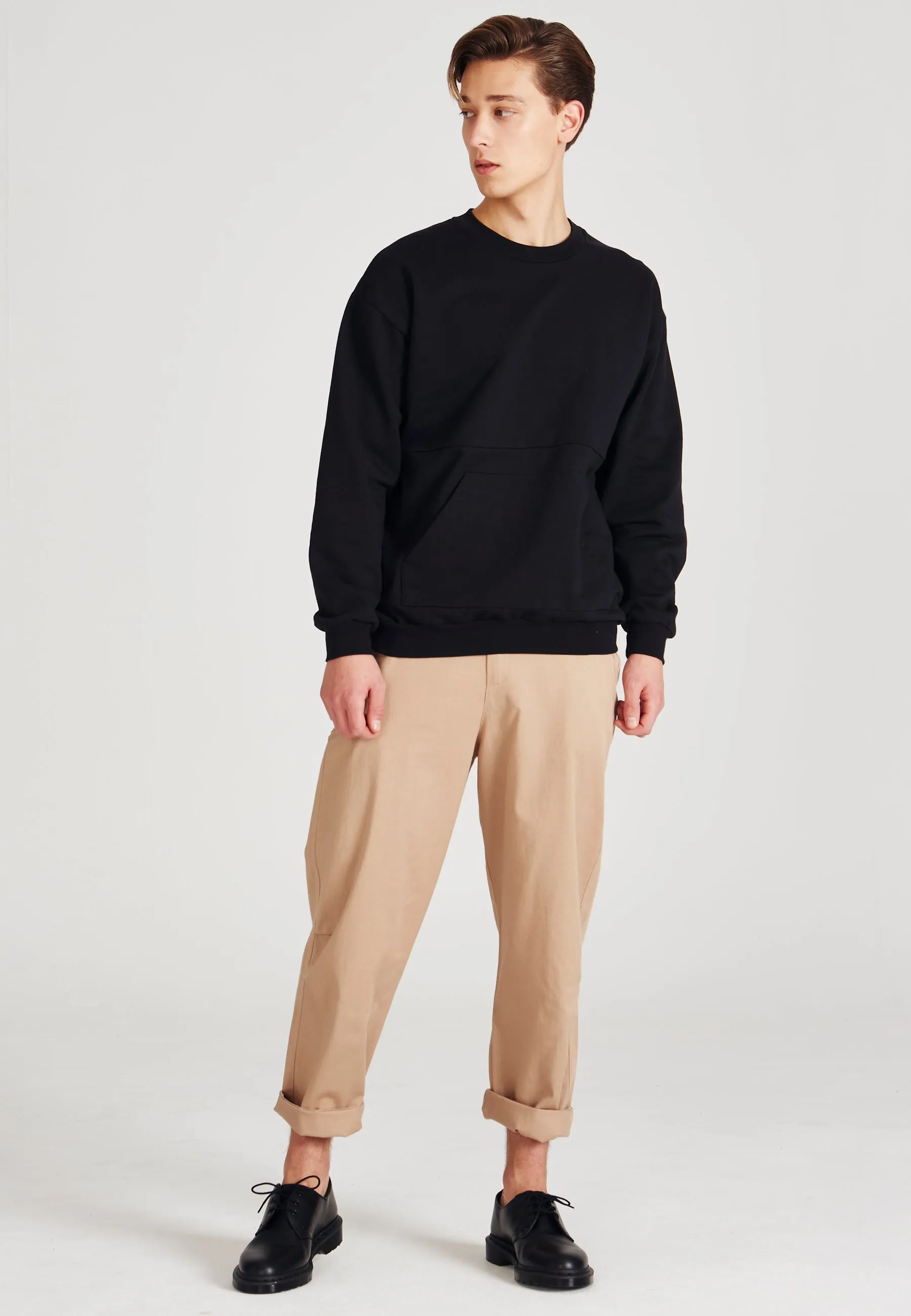 Organic Cotton Sweatshirt KILIAN - Black Givn Berlin