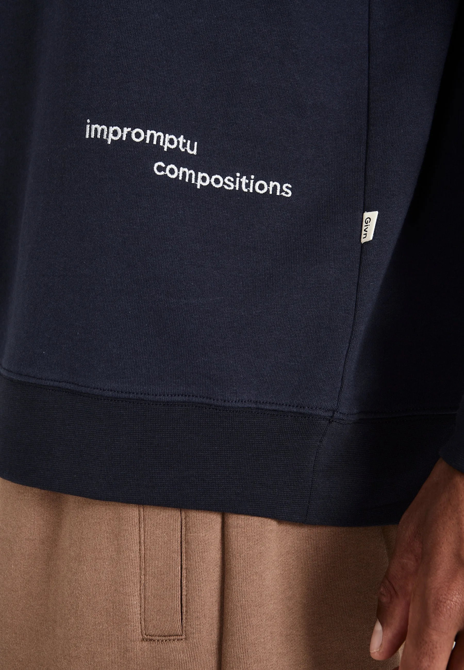 Organic Cotton Sweatshirt LOUIS - Midnight Blue Givn Berlin