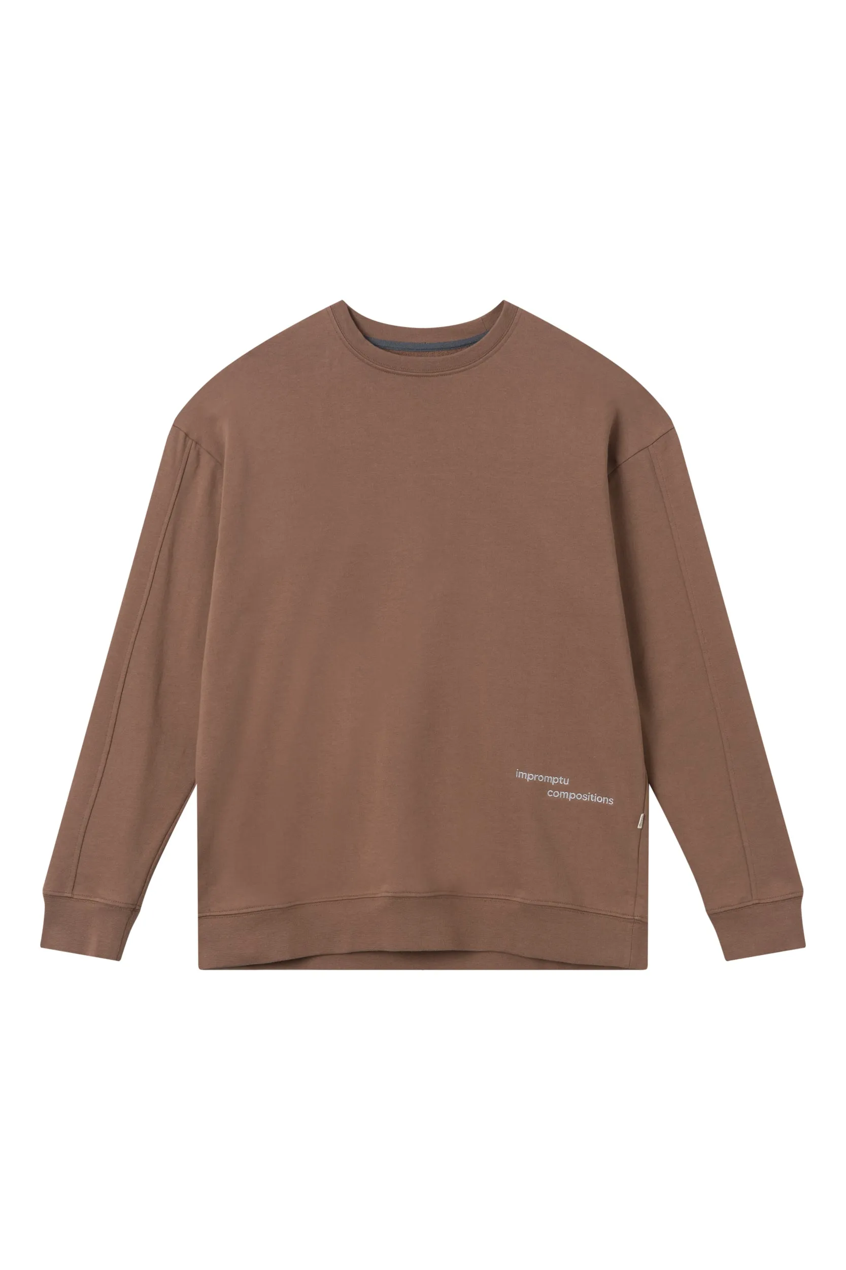 Organic Cotton Sweatshirt LOUIS - Muddy Brown Givn Berlin