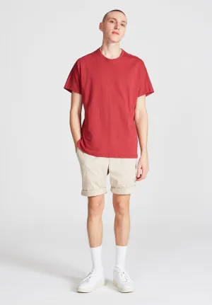 Organic Cotton T-shirt FRANK - Brick Red Givn Berlin