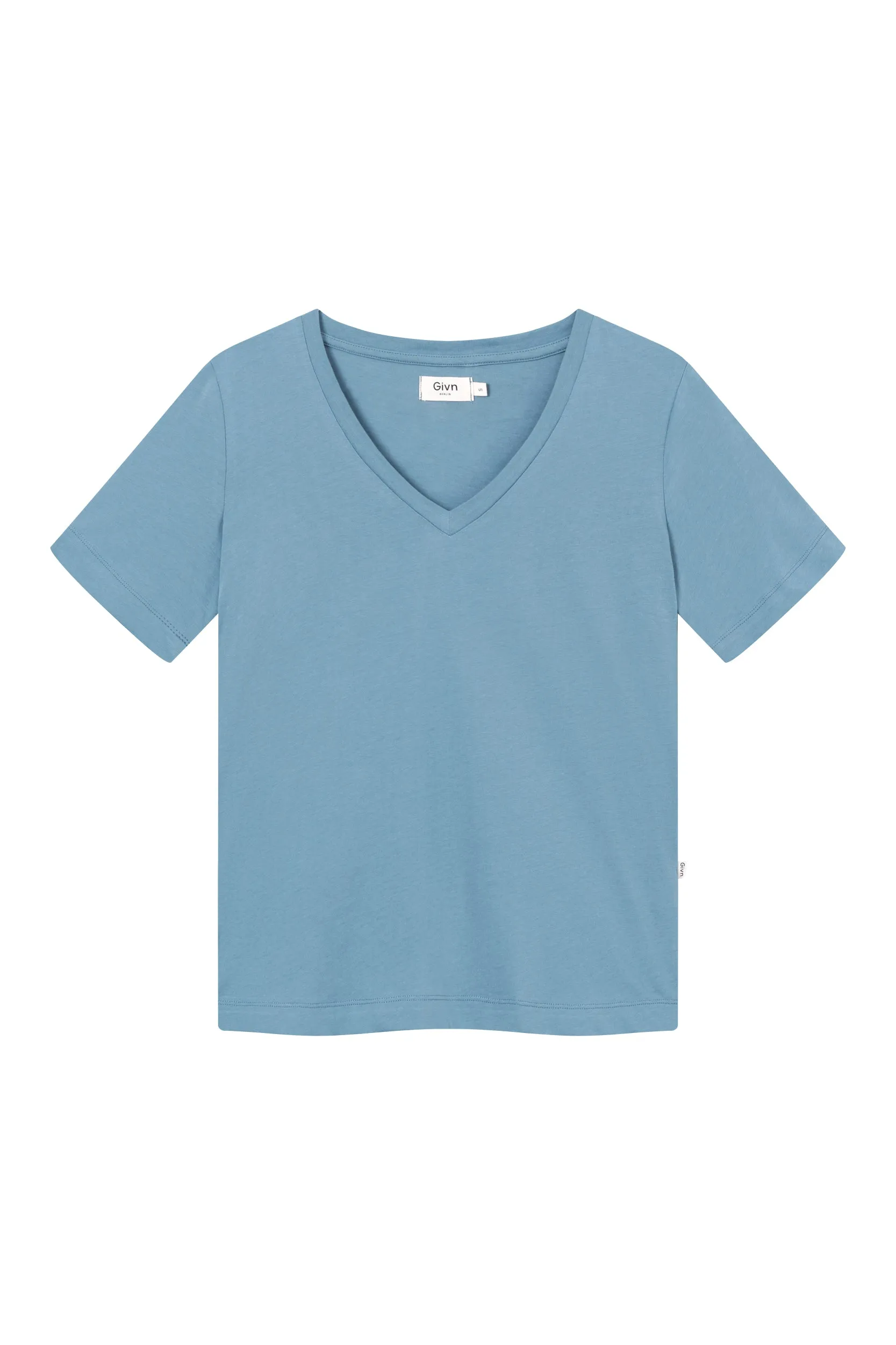 Organic Cotton T-Shirt IRIS - Arctic Blue Givn Berlin