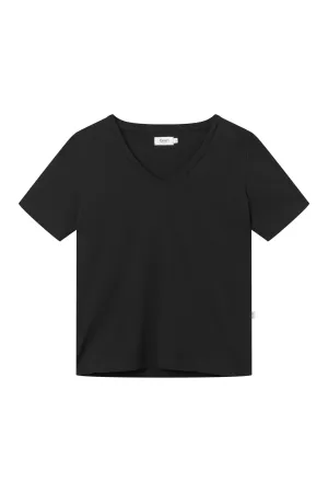 Organic Cotton T-Shirt IRIS - Black Givn Berlin