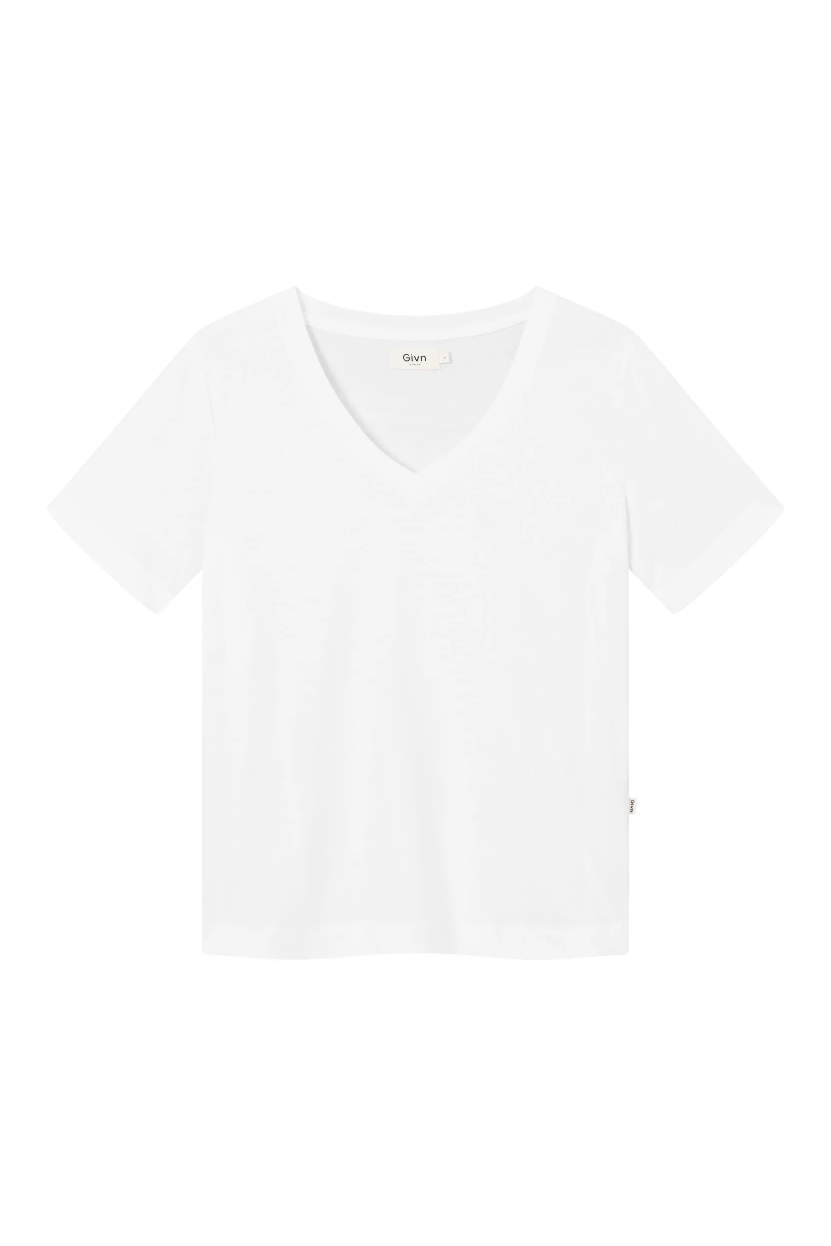 Organic Cotton T-Shirt IRIS - White Givn Berlin