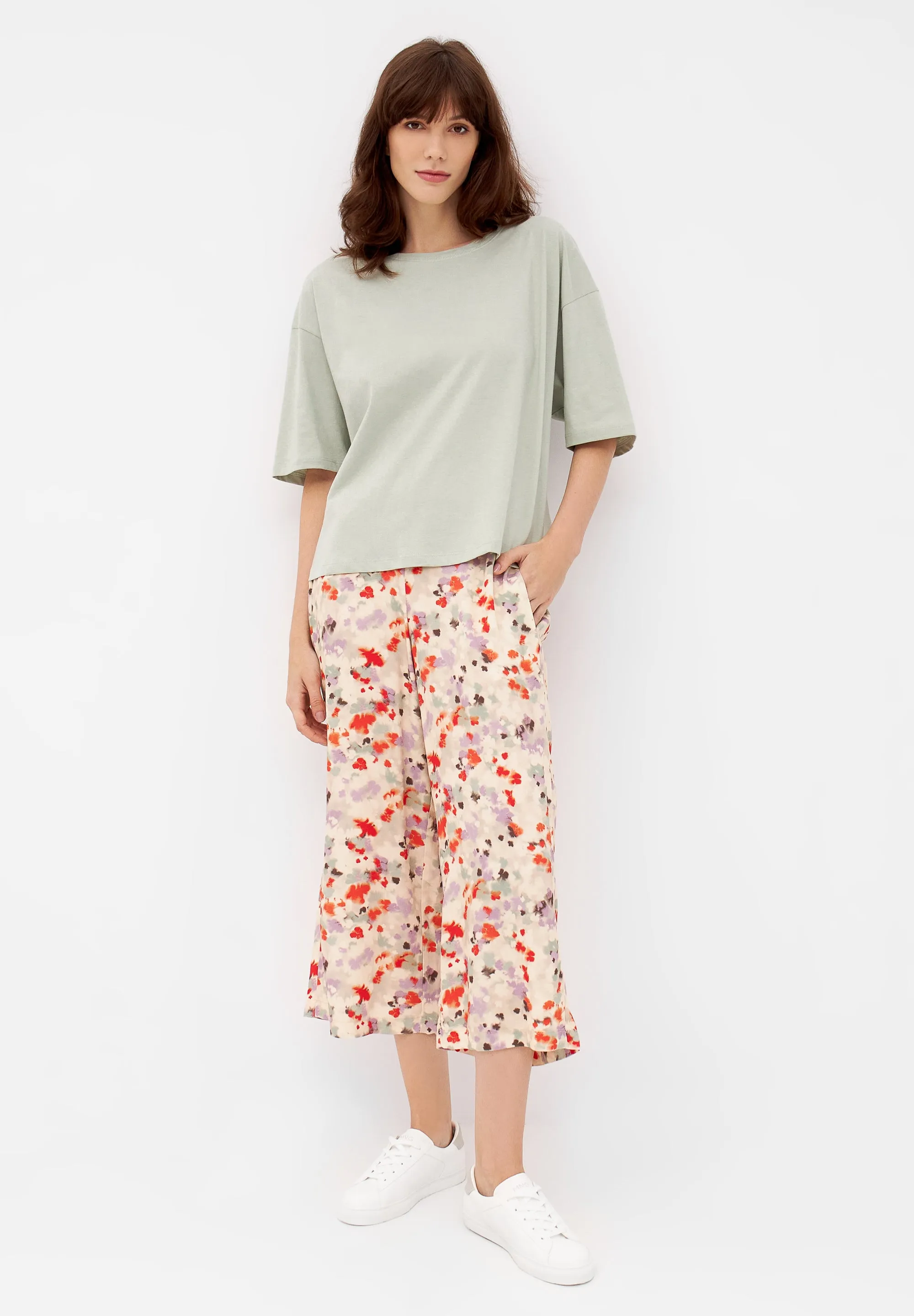 Organic cotton t-shirt JOLINA - Sage Givn Berlin