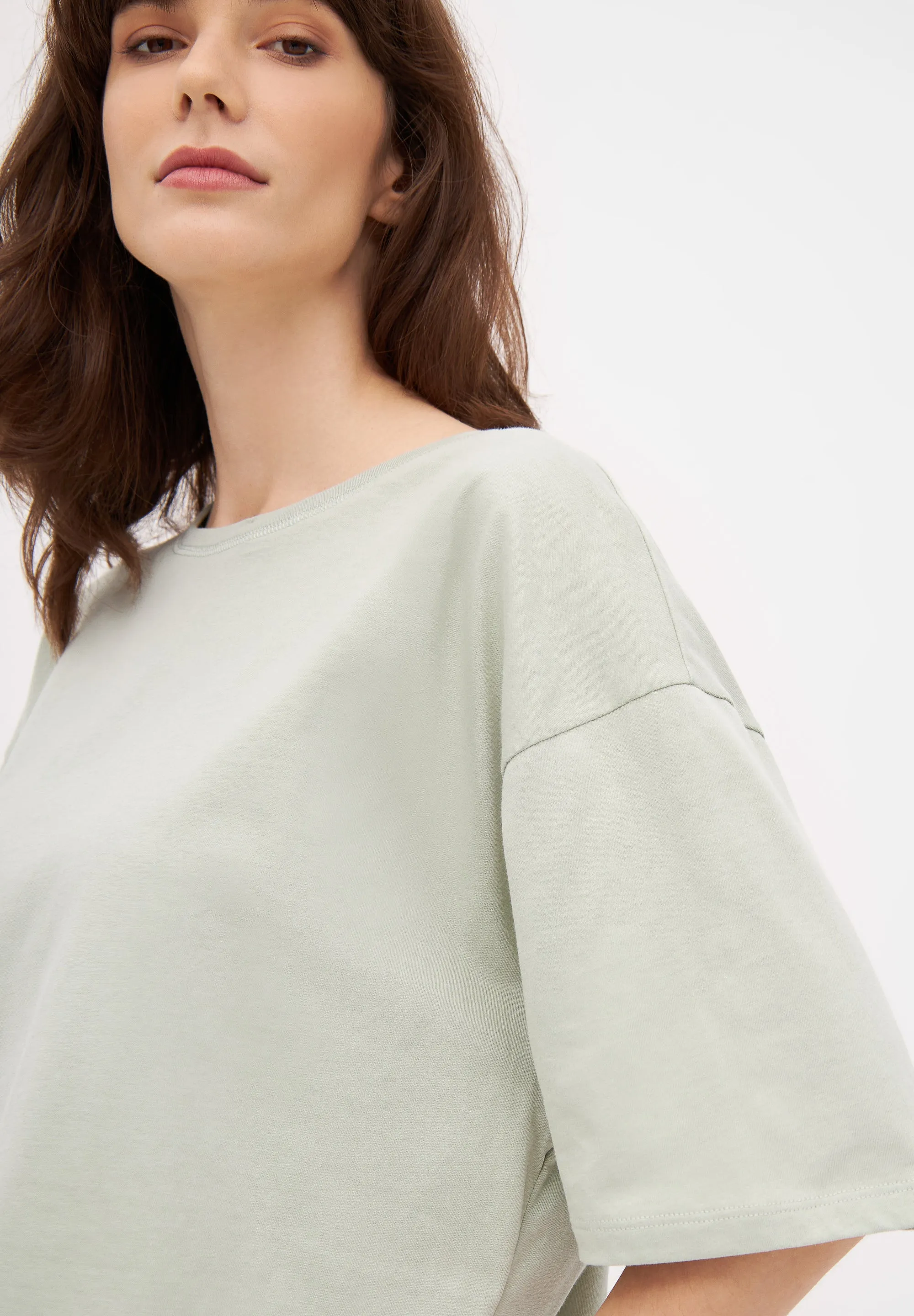 Organic cotton t-shirt JOLINA - Sage Givn Berlin
