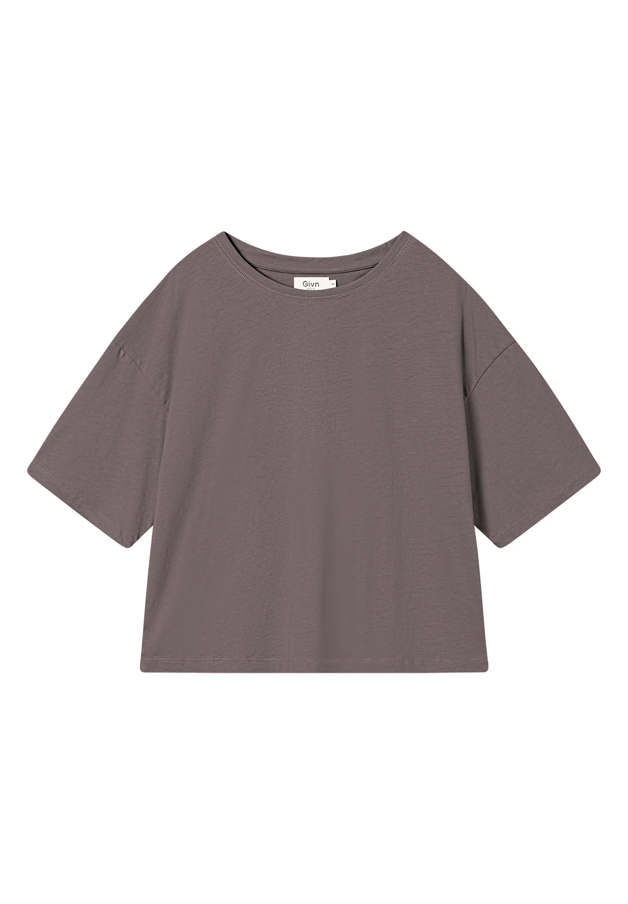 Organic Cotton T-Shirt JOLINA - Taupe Givn Berlin