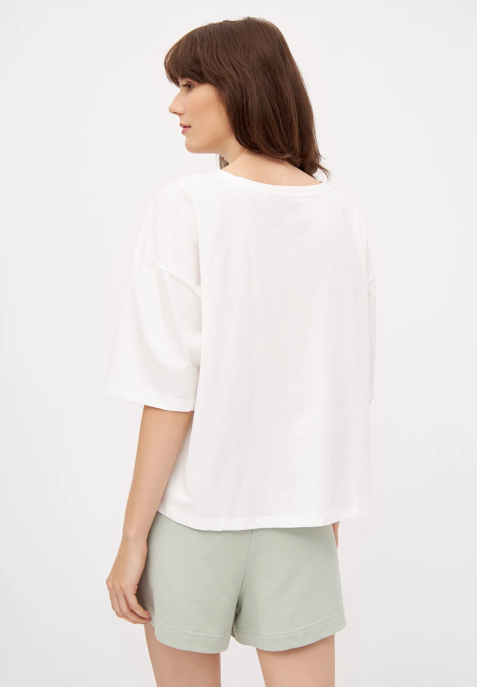 Organic Cotton T-Shirt JOLINA - White Givn Berlin