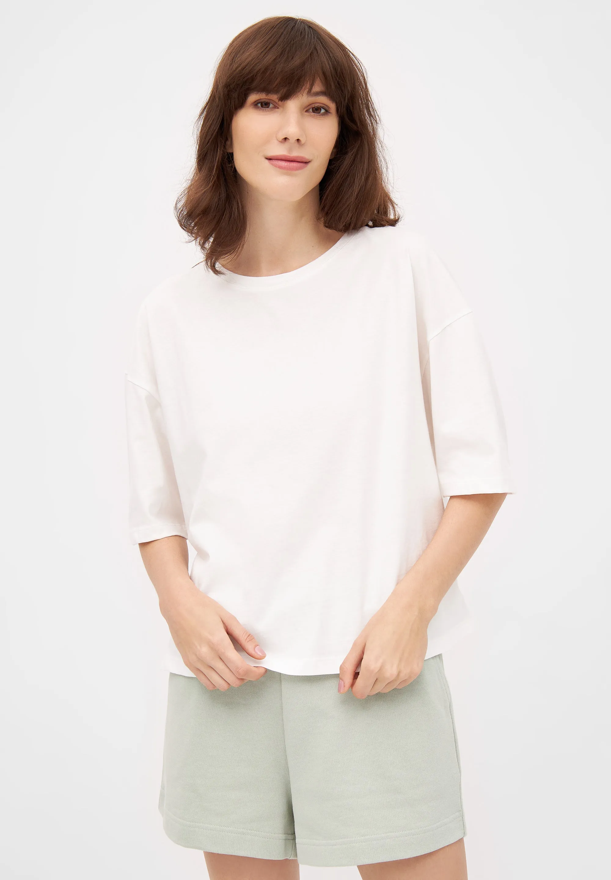 Organic Cotton T-Shirt JOLINA - White Givn Berlin