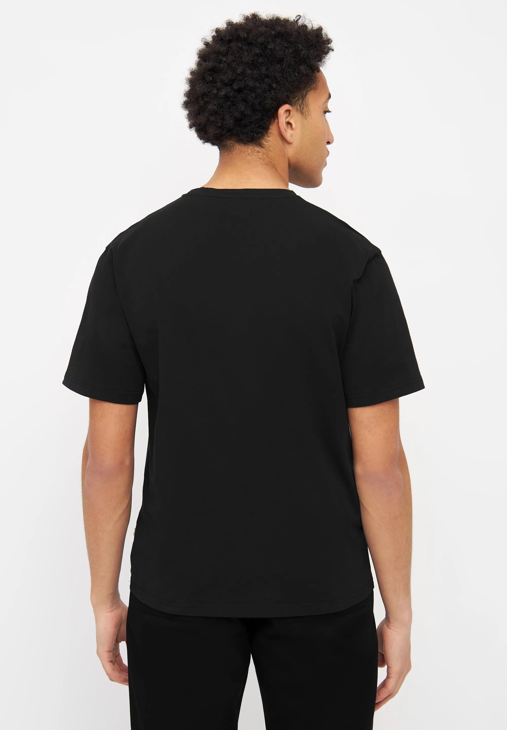 Organic Cotton T-shirt LASSE (Balloon) - Black Givn Berlin