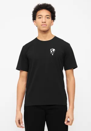 Organic Cotton T-shirt LASSE (Balloon) - Black Givn Berlin