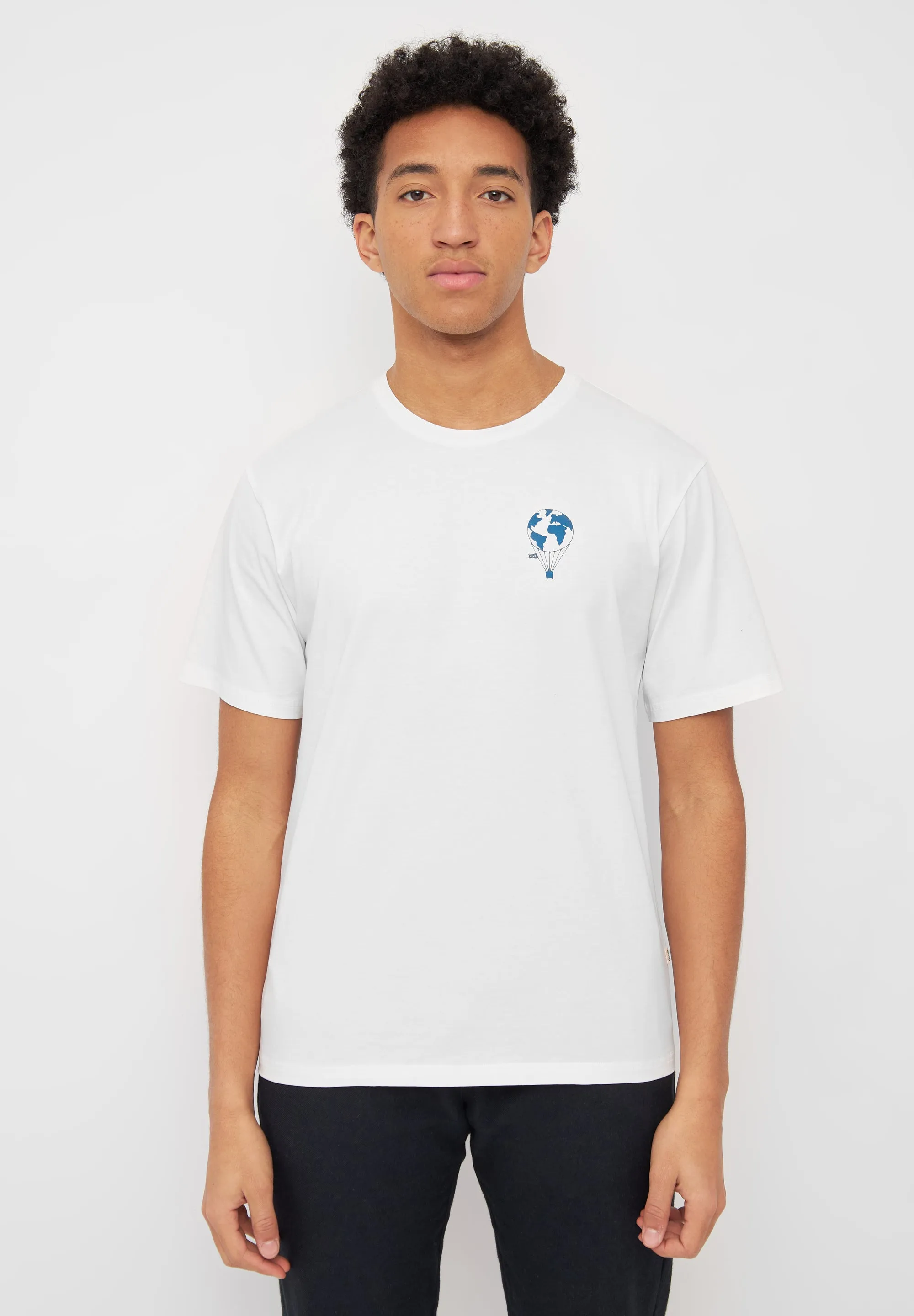 Organic Cotton T-shirt LASSE (Balloon) - White Givn Berlin