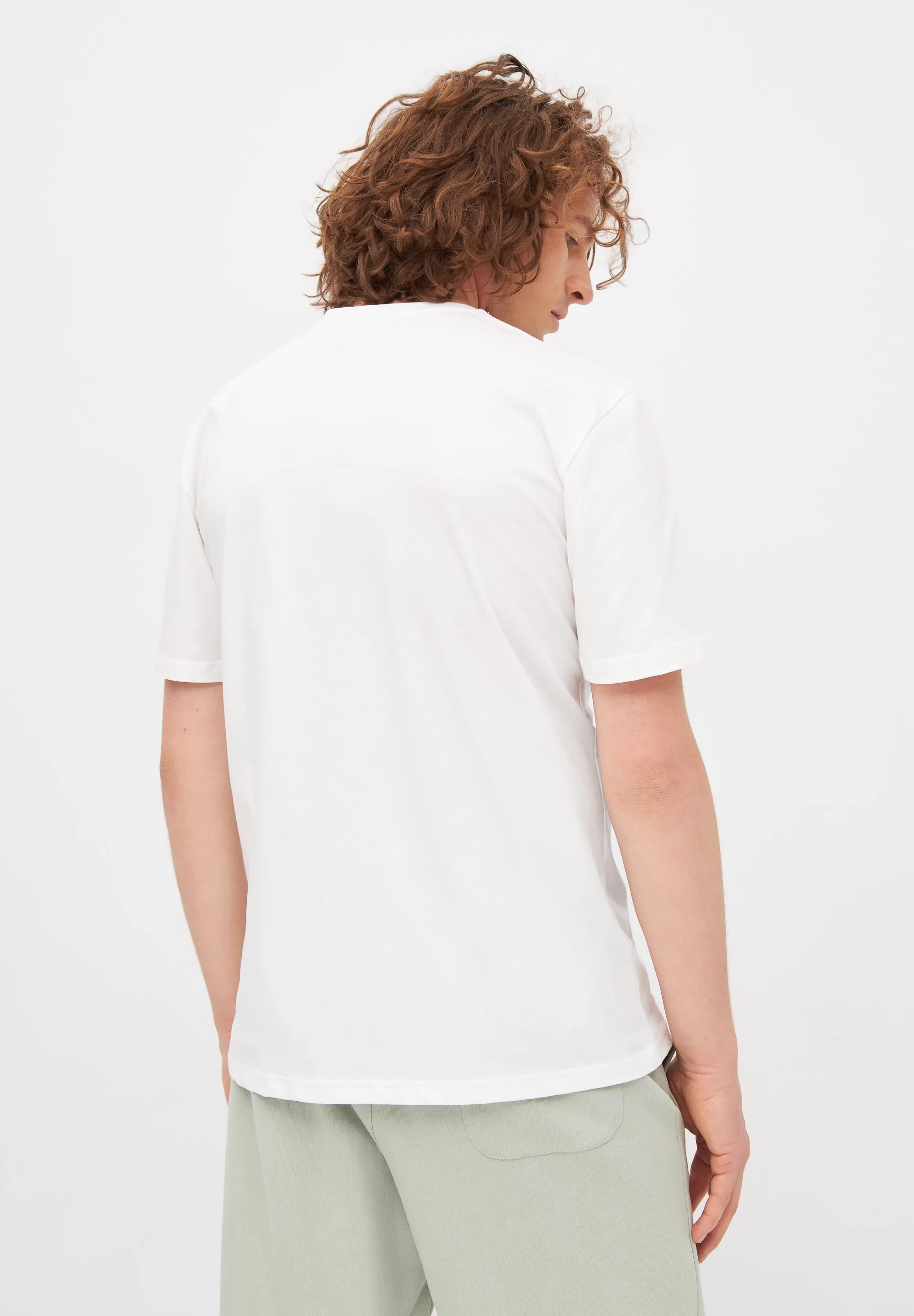 Organic Cotton T-shirt LASSE (Bicycle) - White Givn Berlin
