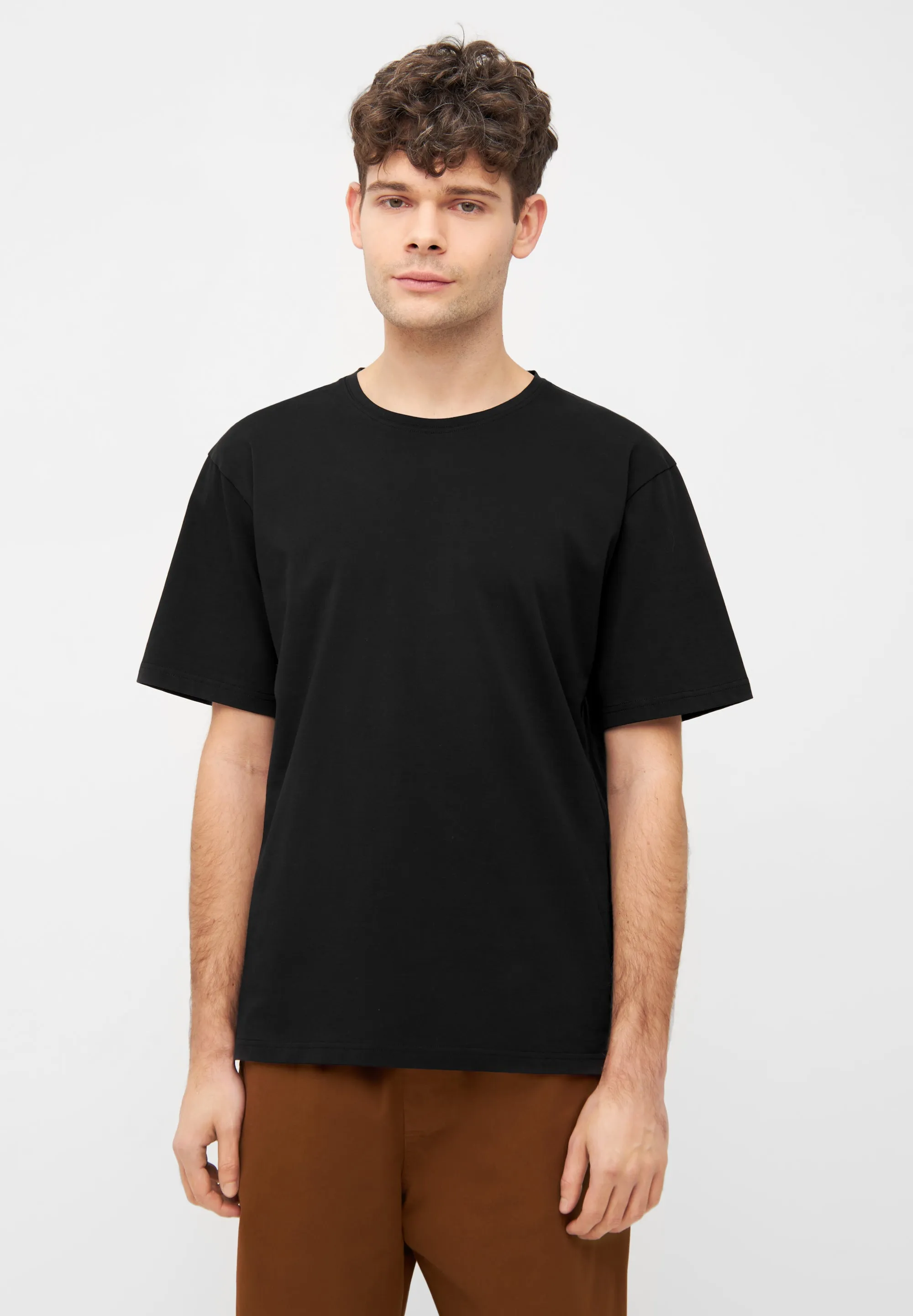 Organic Cotton T-shirt LASSE - Black Givn Berlin