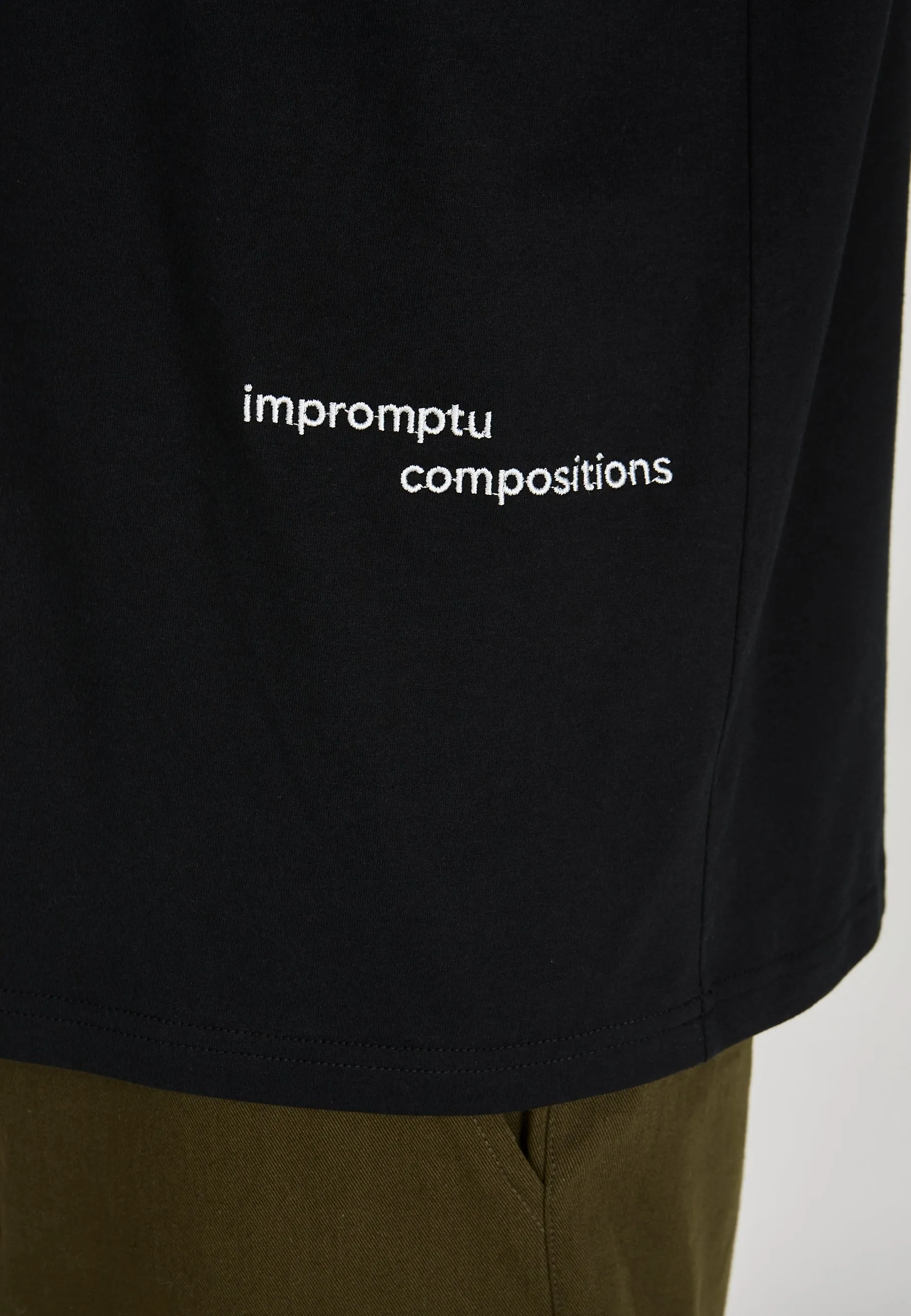 Organic Cotton T-shirt LASSE - Black Givn Berlin