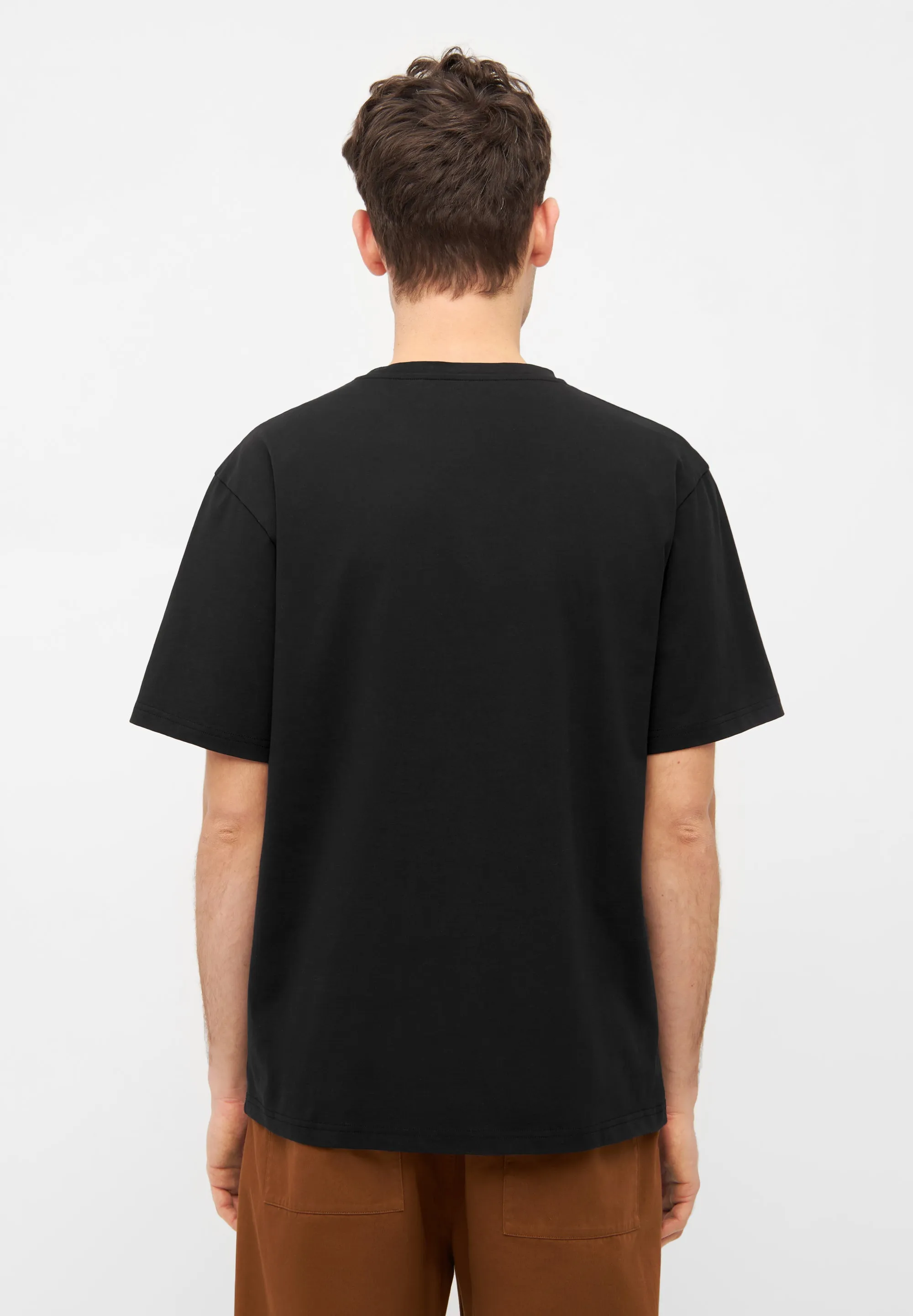 Organic Cotton T-shirt LASSE - Black Givn Berlin