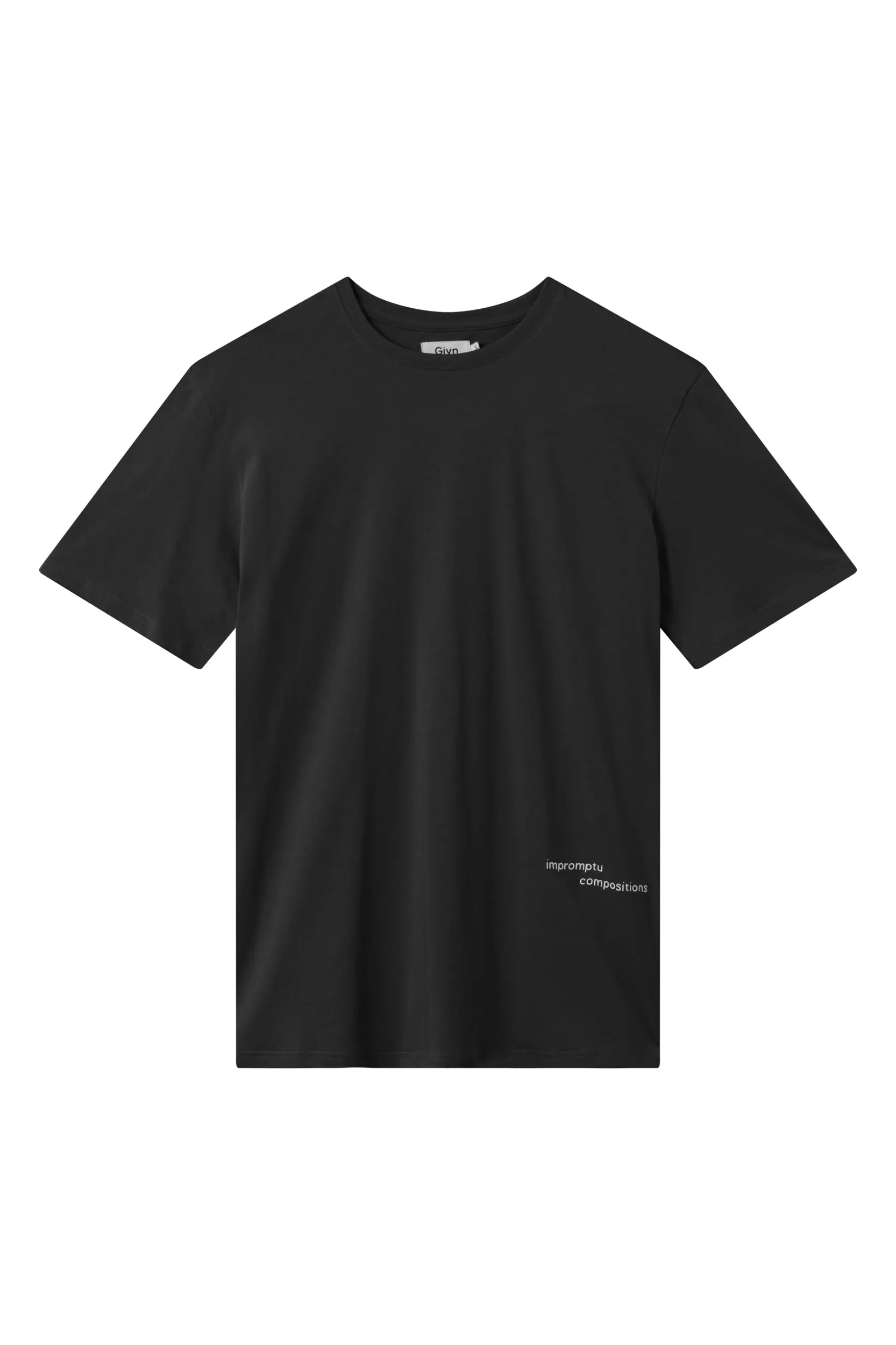 Organic Cotton T-shirt LASSE - Black Givn Berlin