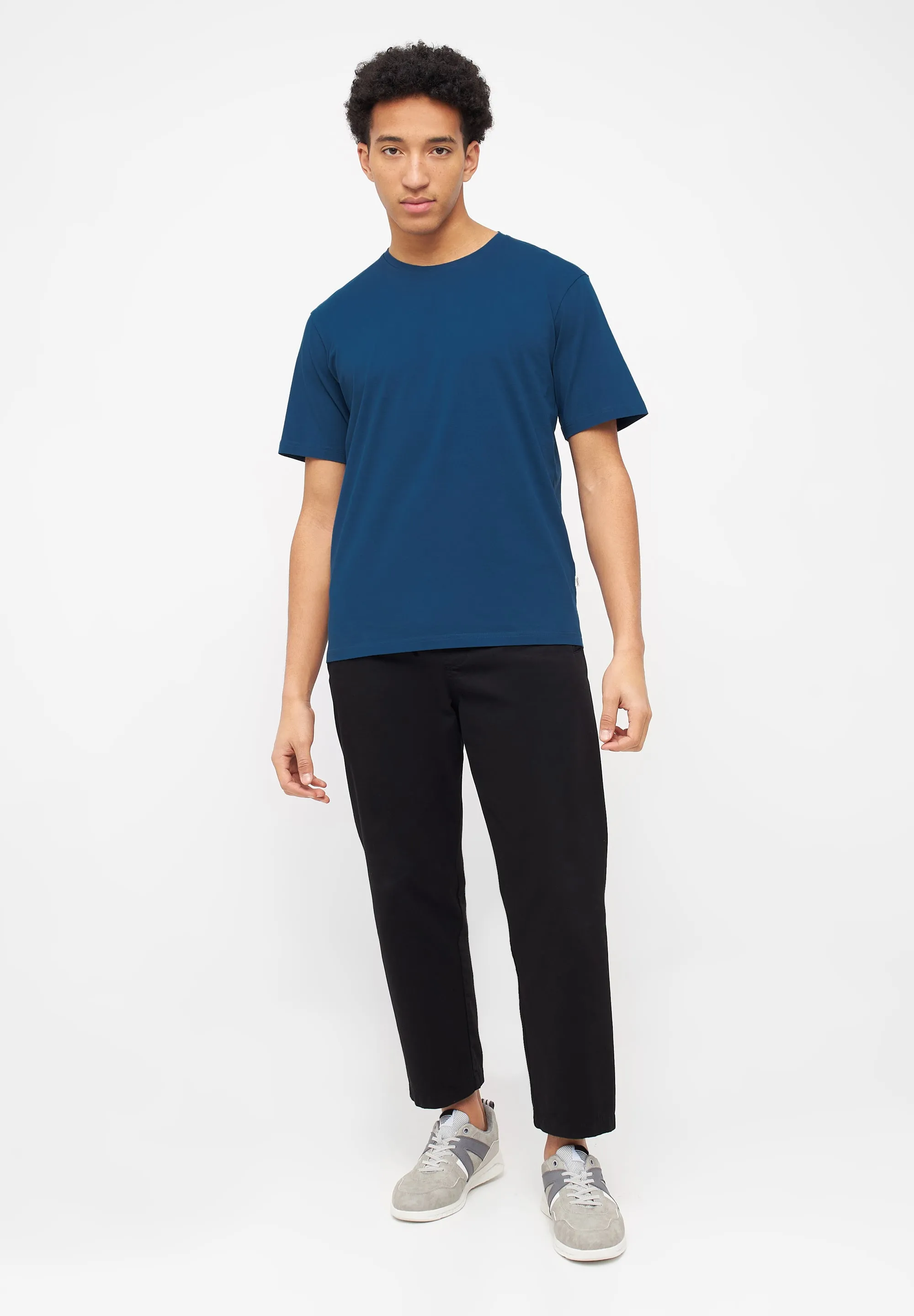 Organic Cotton T-shirt LASSE - Moroccan Blue Givn Berlin